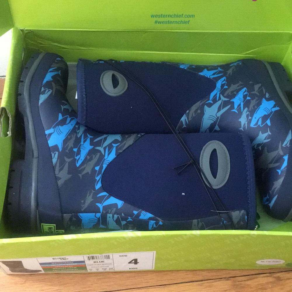 Boys neoprene boots. Never worn.
